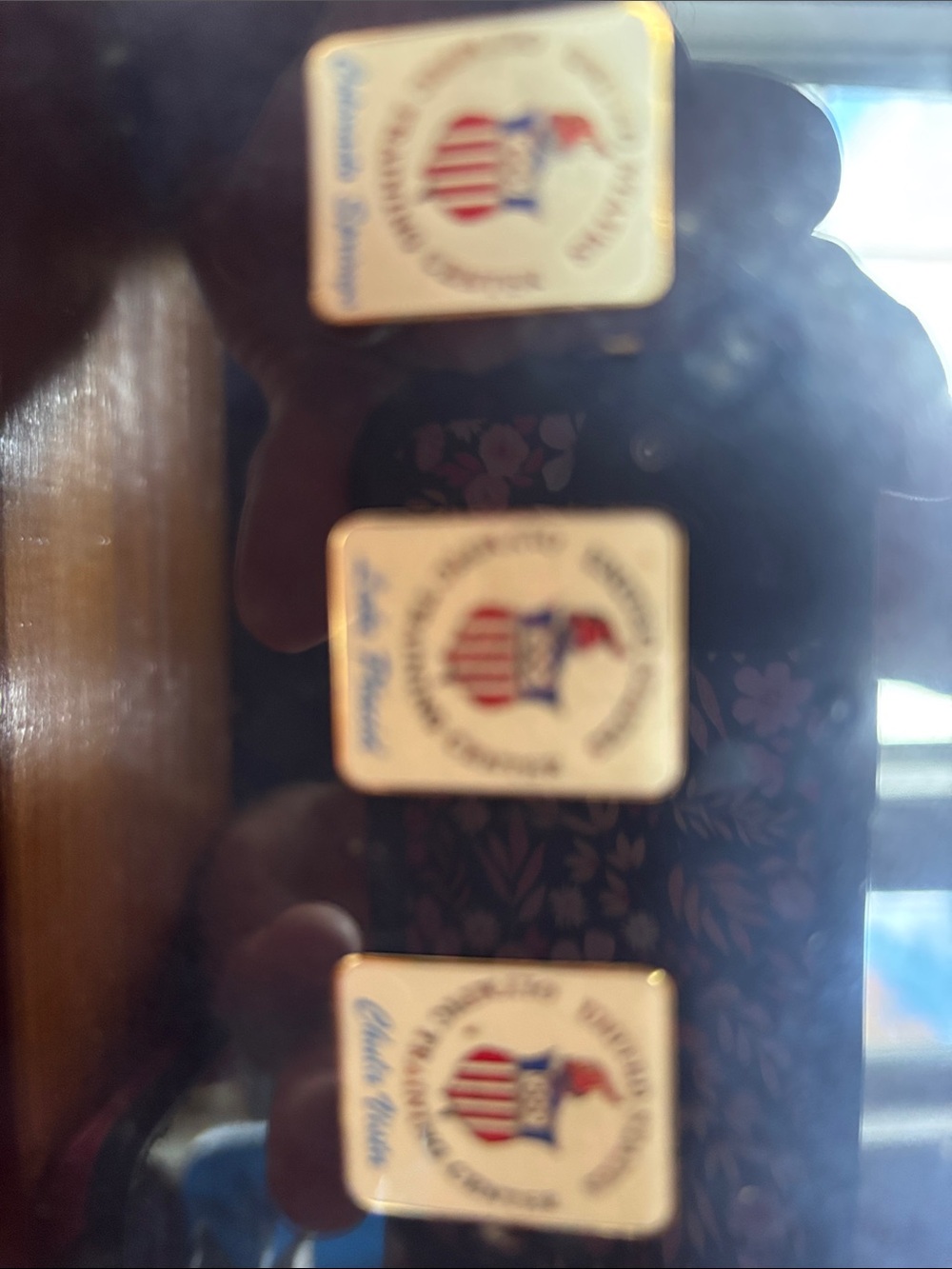 Patriotic Red, White & Blue Decorative Accent Pins - Unbranded